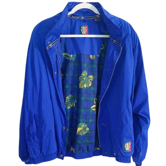 Sunice 90s Vintage Blue Bomber Track Jacket - Picture 2 of 12